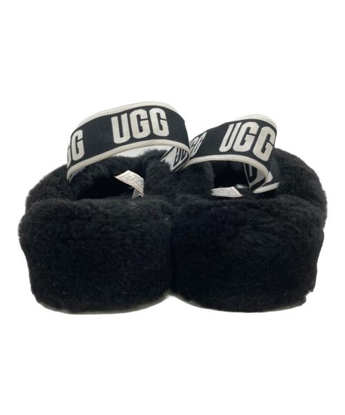 UGG（アグ）UGG (アグ) ファブイヤーサンダル ブラック サイズ:24の古着・服飾アイテム
