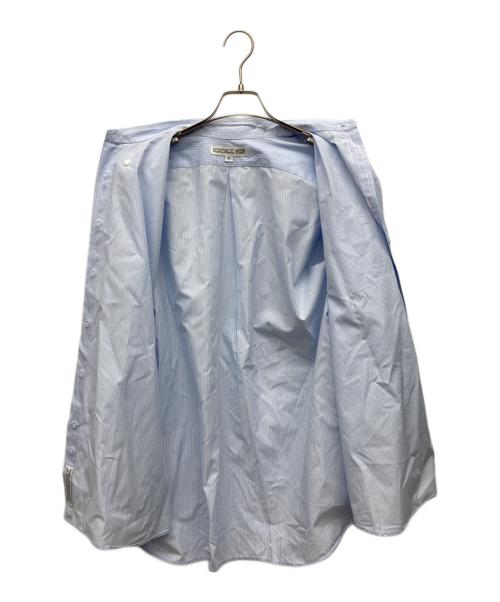 INDIVIDUALIZED SHIRTS（インディビジュアライズドシャツ）INDIVIDUALIZED SHIRTS (インディビジュアライズドシャツ) ストライプシャツ スカイブルー サイズ:Mの古着・服飾アイテム