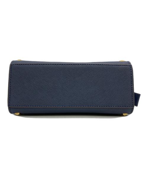 MICHAEL KORS（マイケル・コース）MICHAEL KORS (マイケルコース) ロックスタッズ 2WAYショルダーバッグ ネイビーの古着・服飾アイテム