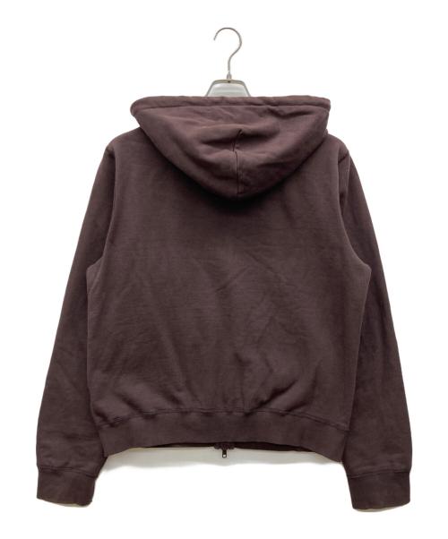 kaiko（カイコー）kaiko (カイコー) ダブルジップパーカー ブラウン サイズ:3の古着・服飾アイテム