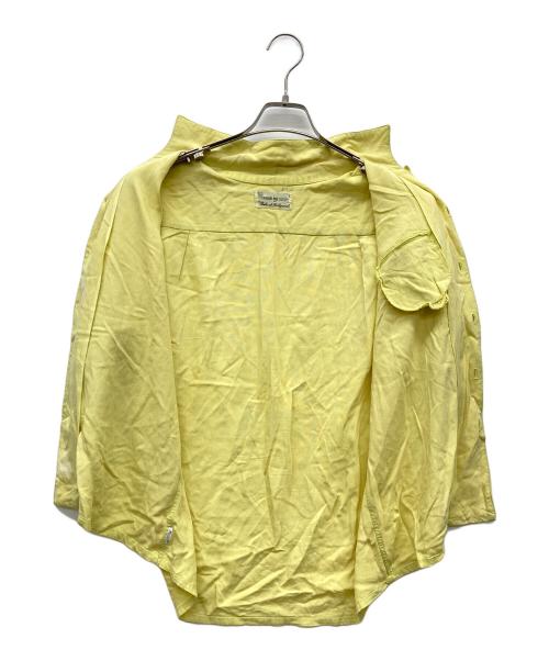 Duke of Hollywood（デュークオブハリウッド）duke of hollywood (デュークオブハリウッド) イタリアンカラーシャツ イエロー サイズ:Lの古着・服飾アイテム