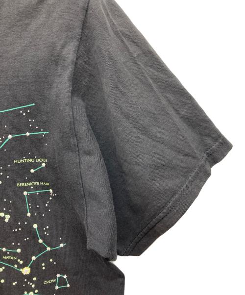 Hanes（ヘインズ）Hanes (ヘインズ) 星座両面プリントTシャツ ブラック サイズ:ADULT L(42-44)の古着・服飾アイテム