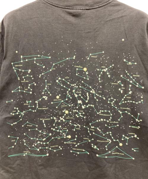 Hanes（ヘインズ）Hanes (ヘインズ) 星座両面プリントTシャツ ブラック サイズ:ADULT L(42-44)の古着・服飾アイテム