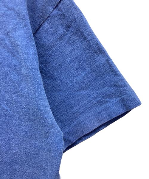 Champion（チャンピオン）Champion (チャンピオン) プリントTシャツ ブルー サイズ:LARGEの古着・服飾アイテム