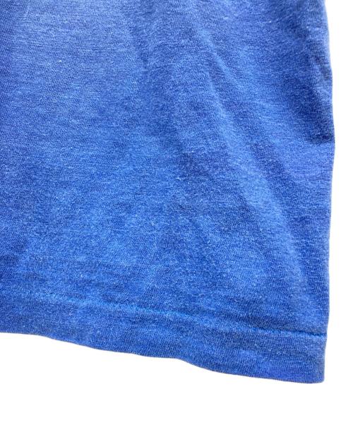 Champion（チャンピオン）Champion (チャンピオン) プリントTシャツ ブルー サイズ:LARGEの古着・服飾アイテム