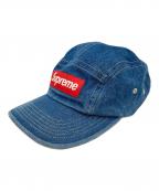 SUPREMEシュプリーム）の古着「ボックスロゴデニムキャップ」｜インディゴ