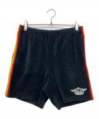 SUPREME×Hysteric Glamourシュプリーム×ヒステリックグラマー）の古着「ベロアショーツ」｜ブラック