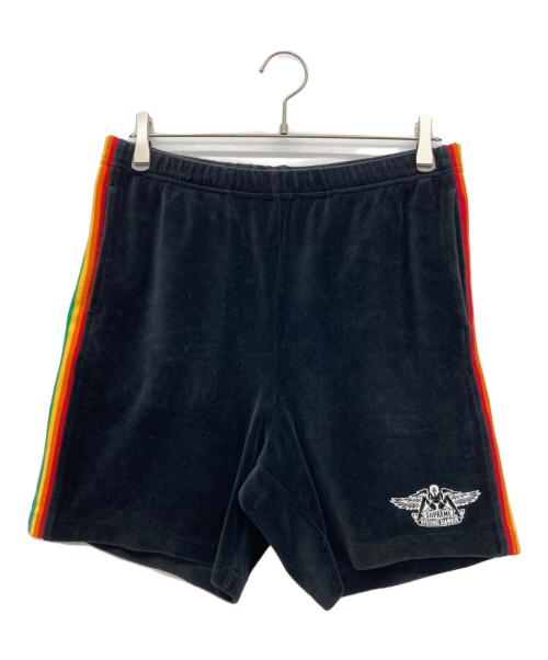 SUPREME（シュプリーム）Supreme (シュプリーム) Hysteric Glamour (ヒステリックグラマー) ベロアショーツ ブラック サイズ:SMALLの古着・服飾アイテム