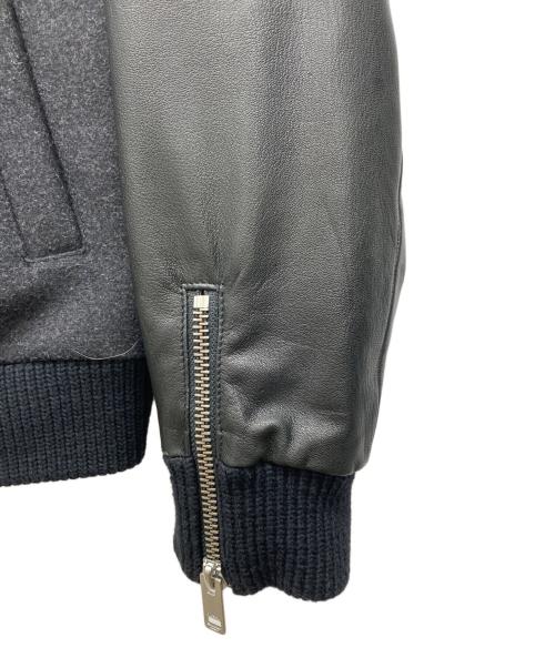 DIESEL（ディーゼル）DIESEL (ディーゼル) 切替レザージャケット ブラック サイズ:Mの古着・服飾アイテム