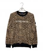 PEARLY GATESパーリーゲイツ）の古着「レオパードカシミア混ニット」｜ベージュ