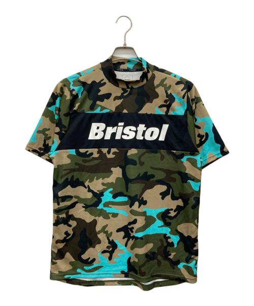 F.C.R.B.（エフシーレアルブリストル）F.C.R.B. (エフシーレアルブリストル) カットソー カーキ サイズ:Lの古着・服飾アイテム