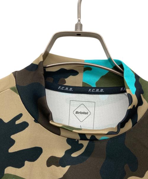 F.C.R.B.（エフシーレアルブリストル）F.C.R.B. (エフシーレアルブリストル) カットソー カーキ サイズ:Lの古着・服飾アイテム