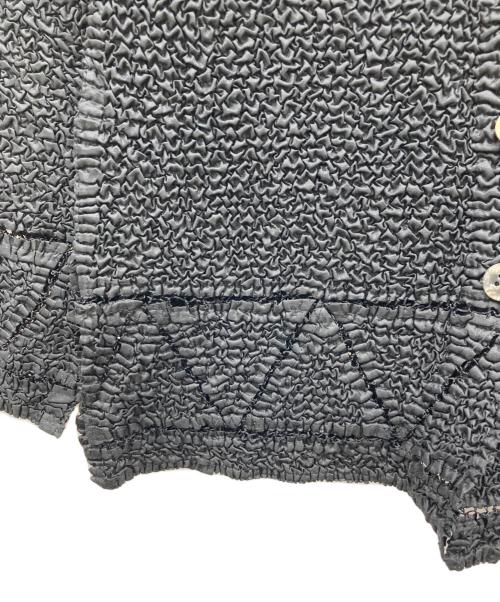 PEPLUM by YOSHIKI HISHINUMA（ペプラム バイ ヨシキヒシヌマ）PEPLUM by yoshiki hishinuma (ペプラム バイ ヨシキヒシヌマ) プリーツカーディガン ブラック サイズ:B79-82,T148-158の古着・服飾アイテム