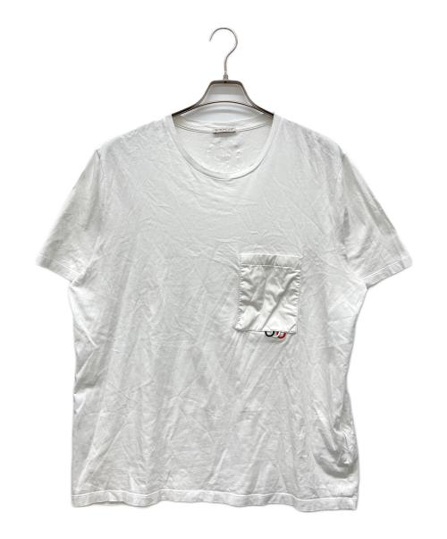 MONCLER（モンクレール）MONCLER (モンクレール) Tシャツ ホワイト サイズ:XLの古着・服飾アイテム