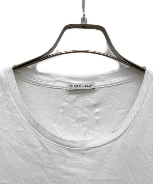 MONCLER（モンクレール）MONCLER (モンクレール) Tシャツ ホワイト サイズ:XLの古着・服飾アイテム