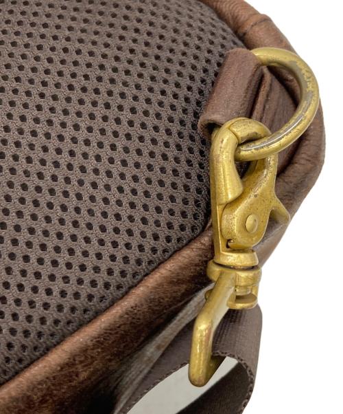 PORTER（ポーター）PORTER (ポーター) レザーショルダーバッグ ブラウンの古着・服飾アイテム