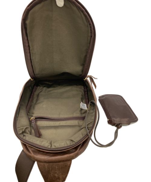 PORTER（ポーター）PORTER (ポーター) レザーショルダーバッグ ブラウンの古着・服飾アイテム