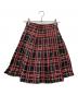 I.S.（アイエス）の古着「チェックスカート」｜レッド