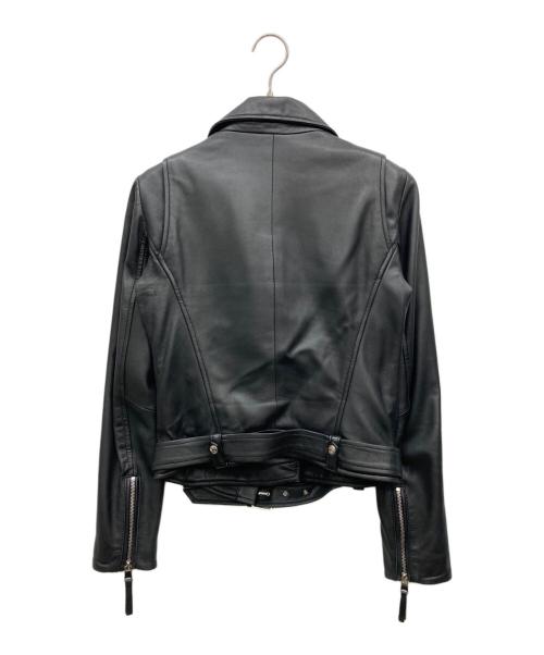 ZARA（ザラ）ZARA (ザラ) シープスキンダブルライダースジャケット ブラック サイズ:Mの古着・服飾アイテム