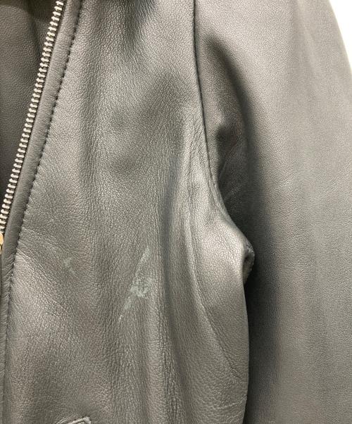 ZARA（ザラ）ZARA (ザラ) シープスキンダブルライダースジャケット ブラック サイズ:Mの古着・服飾アイテム