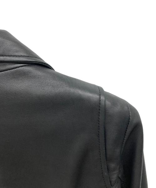 ZARA（ザラ）ZARA (ザラ) シープスキンダブルライダースジャケット ブラック サイズ:Mの古着・服飾アイテム