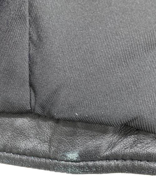 ZARA（ザラ）ZARA (ザラ) シープスキンダブルライダースジャケット ブラック サイズ:Mの古着・服飾アイテム
