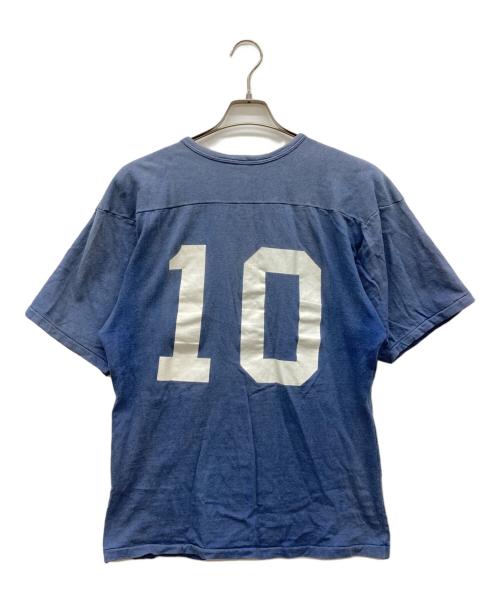 SOUTHERN ATHLETIC（サザーン アスレチック）southern athletic (サザーン アスレチック) ナンバリングTシャツ ブルー サイズ:Lの古着・服飾アイテム