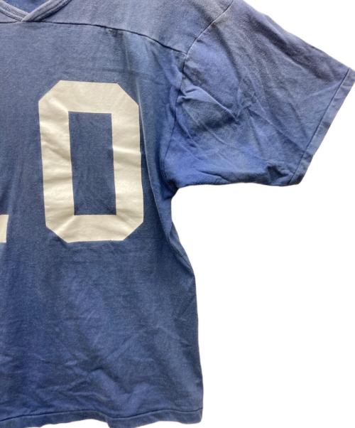 SOUTHERN ATHLETIC（サザーン アスレチック）southern athletic (サザーン アスレチック) ナンバリングTシャツ ブルー サイズ:Lの古着・服飾アイテム