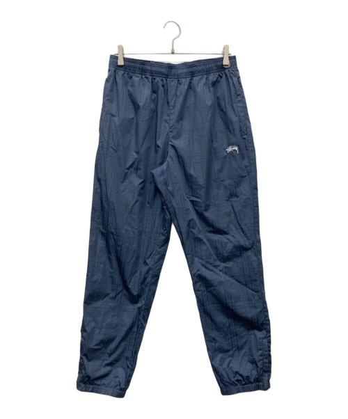 stussy（ステューシー）stussy (ステューシー) チェックナイロンパンツ ネイビー サイズ:Sの古着・服飾アイテム