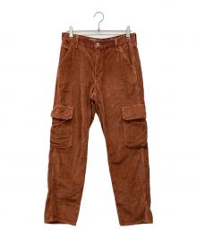 LEVI'S（リーバイス）の古着「SILVERTAB LOOSE CARGOS BROWN CORDUROY」｜オレンジ