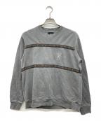 stussyステューシー）の古着「ネイティブラインスウェット」｜グレー