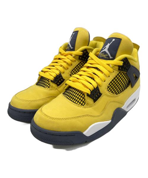NIKE（ナイキ）NIKE (ナイキ) AIR JORDAN 4 RETRO イエロー サイズ:US9.5の古着・服飾アイテム