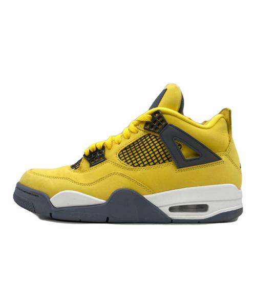 NIKE（ナイキ）NIKE (ナイキ) AIR JORDAN 4 RETRO イエロー サイズ:US9.5の古着・服飾アイテム