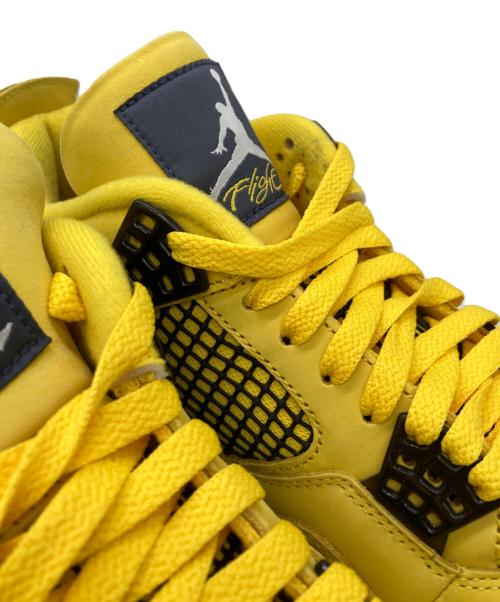 NIKE（ナイキ）NIKE (ナイキ) AIR JORDAN 4 RETRO イエロー サイズ:US9.5の古着・服飾アイテム
