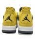 中古・古着 NIKE (ナイキ) AIR JORDAN 4 RETRO イエロー サイズ:US9.5：15000円