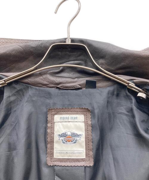 HARLEY-DAVIDSON（ハーレーダビッドソン）HARLEY-DAVIDSON (ハーレーダビッドソン) レザージャケット ブラウン サイズ:Lの古着・服飾アイテム