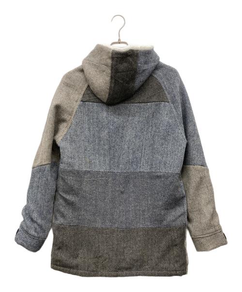 Harris Tweed（ハリスツイード）Harris Tweed (ハリスツイード) KMK (キングリーマスク) ウールジャケット グレー サイズ:Lの古着・服飾アイテム