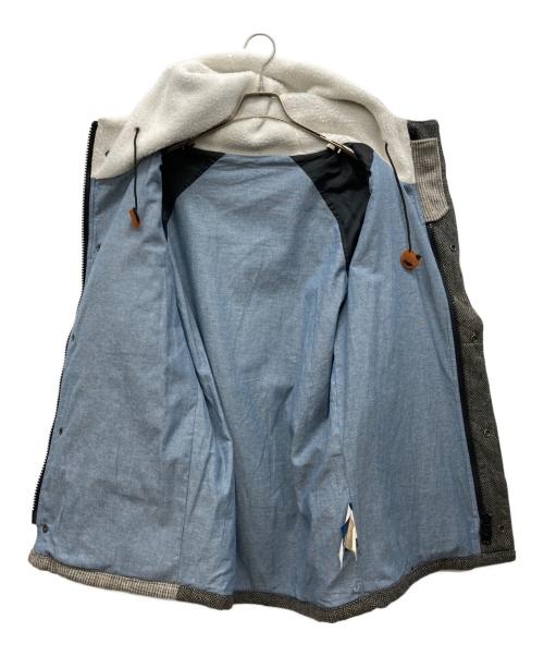 Harris Tweed（ハリスツイード）Harris Tweed (ハリスツイード) KMK (キングリーマスク) ウールジャケット グレー サイズ:Lの古着・服飾アイテム