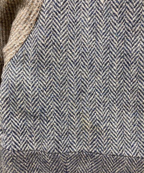 Harris Tweed（ハリスツイード）Harris Tweed (ハリスツイード) KMK (キングリーマスク) ウールジャケット グレー サイズ:Lの古着・服飾アイテム