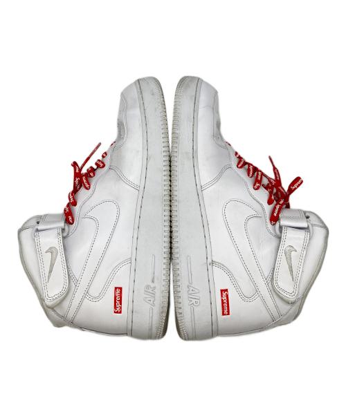 NIKE（ナイキ）NIKE (ナイキ) Supreme (シュプリーム) AIR FORCE1 MID ホワイト サイズ:US10の古着・服飾アイテム
