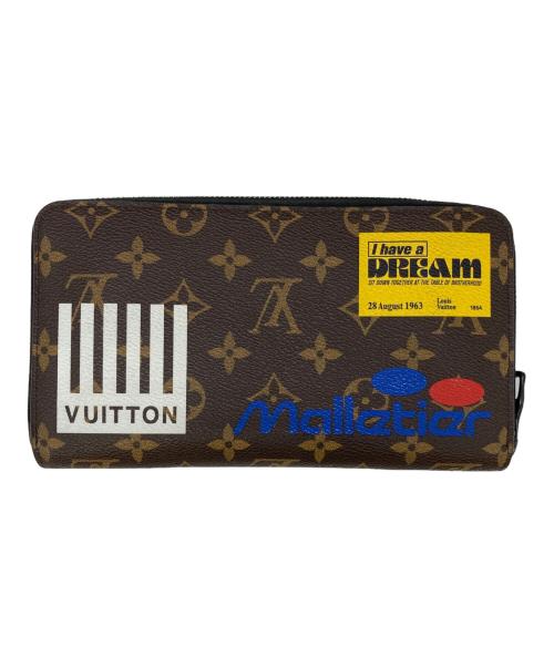 LOUIS VUITTON（ルイ ヴィトン）LOUIS VUITTON (ルイ ヴィトン) ジッピー オーガナイザーロゴストーリー ブラウンの古着・服飾アイテム