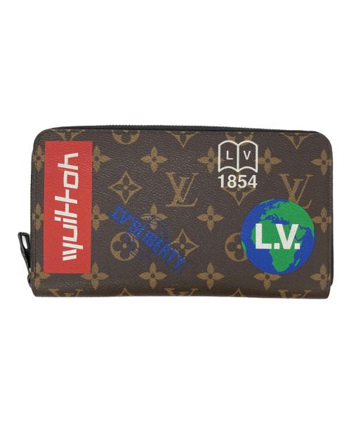 LOUIS VUITTON（ルイ ヴィトン）LOUIS VUITTON (ルイ ヴィトン) ジッピー オーガナイザーロゴストーリー ブラウンの古着・服飾アイテム