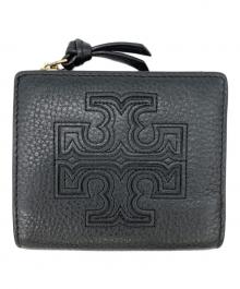 TORY BURCH（トリーバーチ）の古着「2つ折り財布」｜ブラック