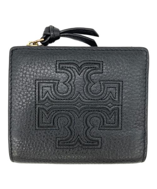 TORY BURCH（トリーバーチ）TORY BURCH (トリーバーチ) 2つ折り財布 ブラックの古着・服飾アイテム