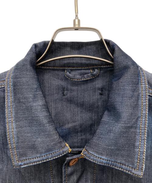 DIESEL（ディーゼル）DIESEL (ディーゼル) コーティング加工デニムジャケット インディゴ サイズ:Lの古着・服飾アイテム