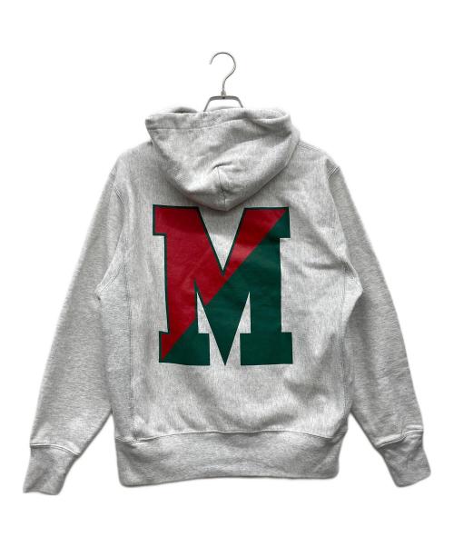 Champion（チャンピオン）Champion (チャンピオン) 両面プリントリバースウィーブスウェットパーカー ホワイト サイズ:Ｍの古着・服飾アイテム