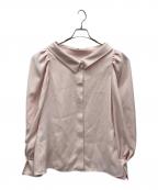 ADEAMアディアム）の古着「ボリュームスリーブブラウス」｜ピンク
