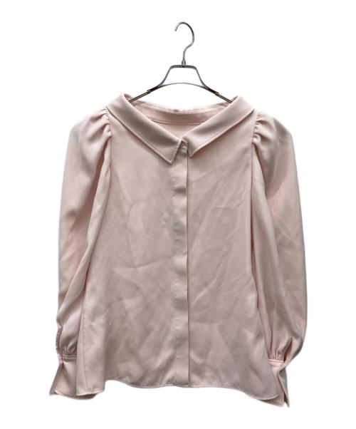 ADEAM（アディアム）ADEAM (アディアム) ボリュームスリーブブラウス ピンク サイズ:Sの古着・服飾アイテム