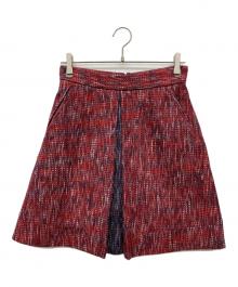 FOXEY NEWYORK（フォクシーニューヨーク）の古着「ツイードスカート」｜レッド