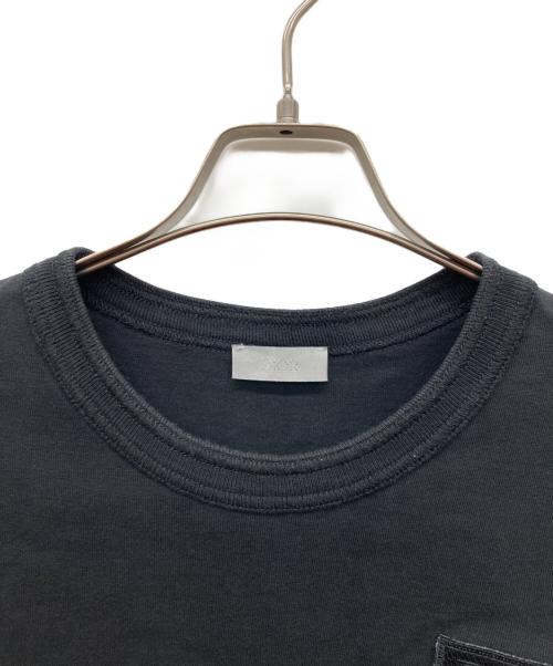 Dior（ディオール）Dior (ディオール) sacai (サカイ) サイドスリット ナイロン切替 スウェットシャツ ブラック サイズ:Mの古着・服飾アイテム